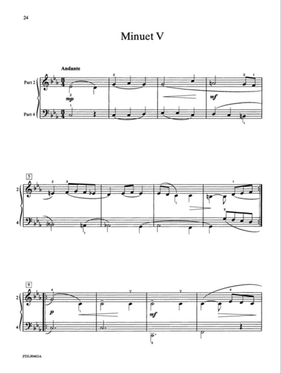 Bach for Piano Ensemble Bach for Piano Ensemble Small Ensemble scores gallery preview page 9