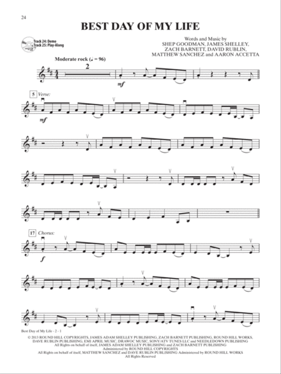 Easy Pop & Rock Hits Instrumental Solos for Strings String Orchestra scores gallery preview page 7