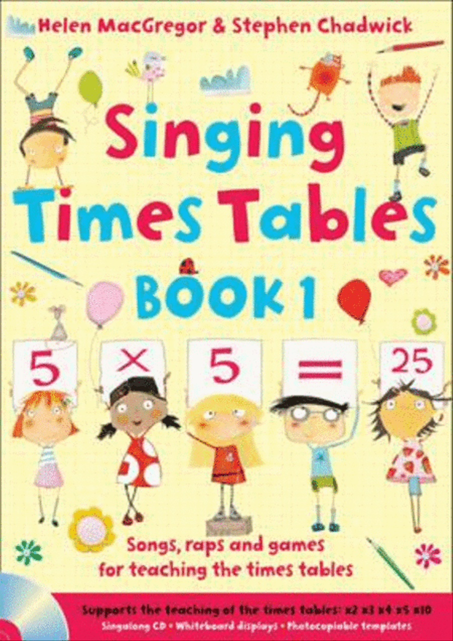 Singing Times Tables Book 1 CD scores gallery preview page 1