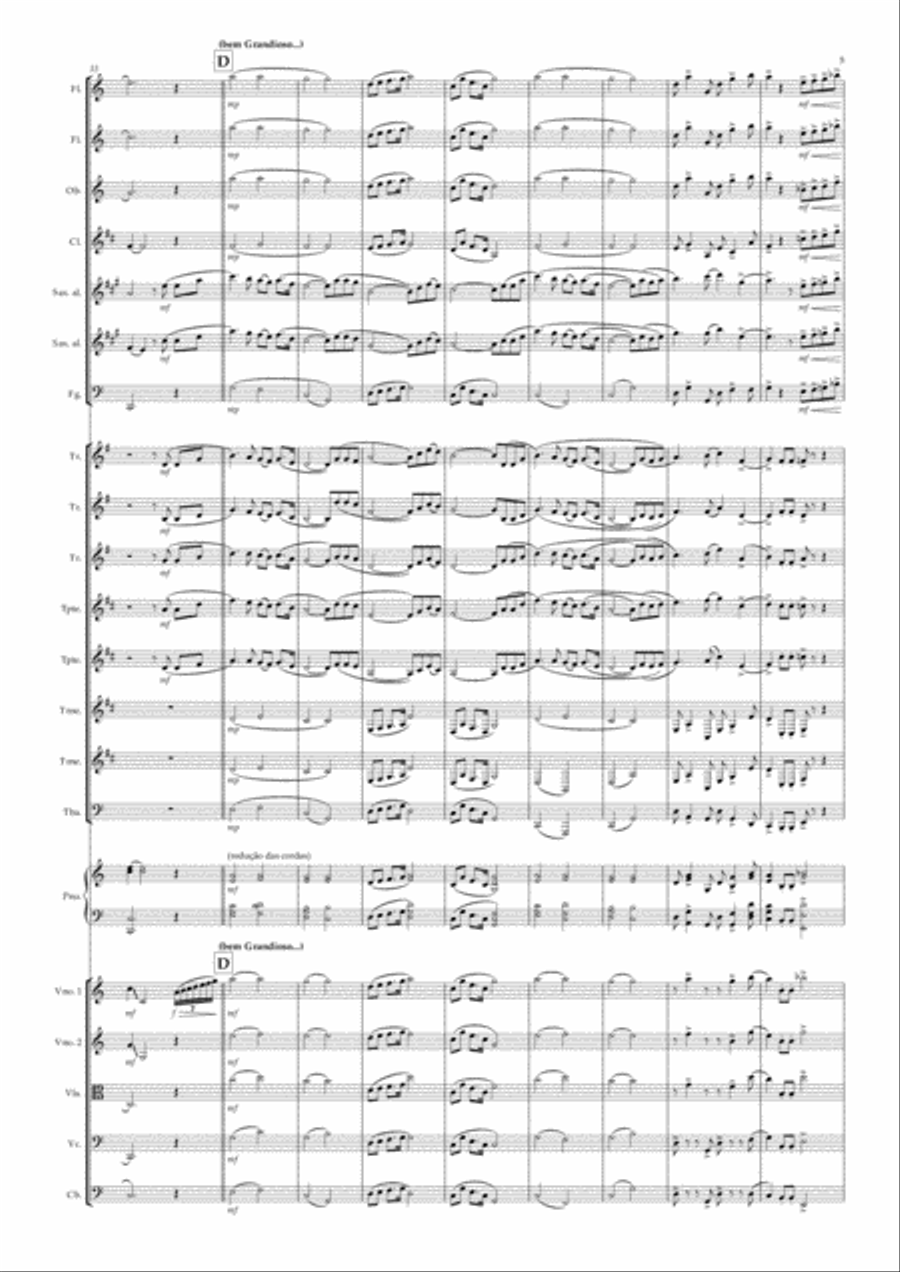 Grandioso é Tú (HOW GREAT THOU ART) Large Ensemble scores gallery preview page 5