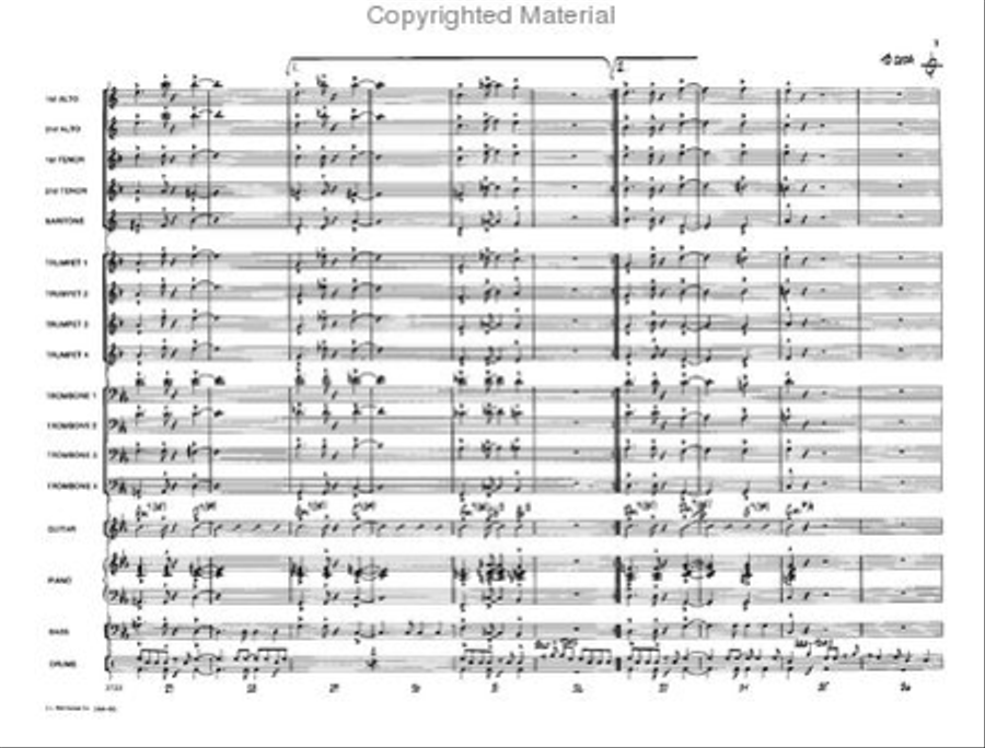 Nada Mas Jazz Ensemble scores gallery preview page 5