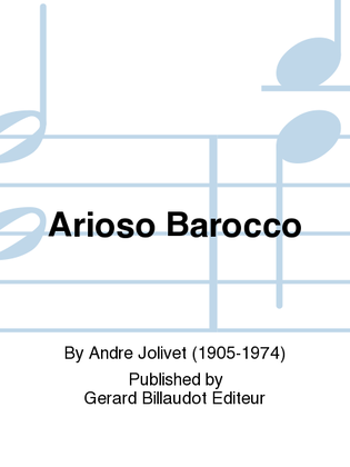 Book cover for Arioso Barocco