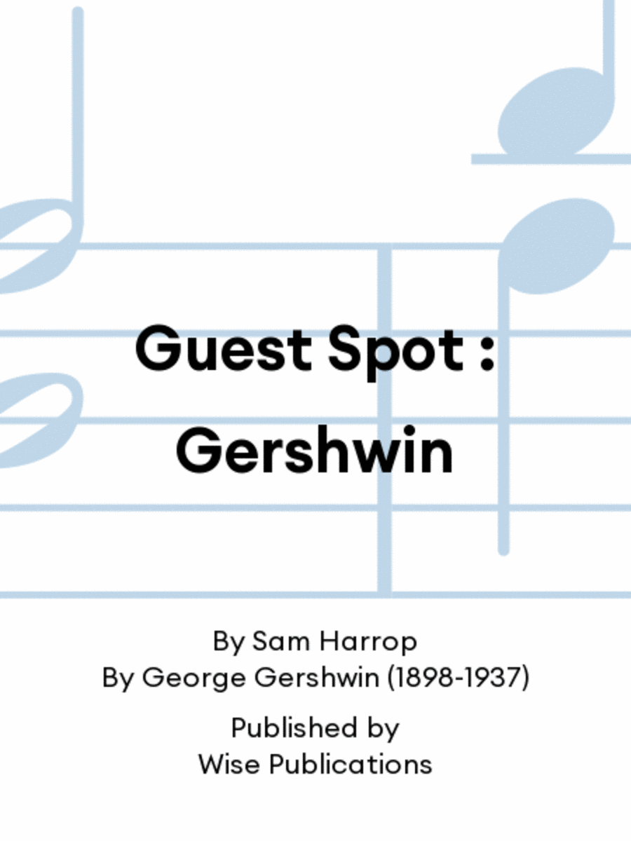 Guest Spot : Gershwin Clarinet Solo scores gallery preview page 1