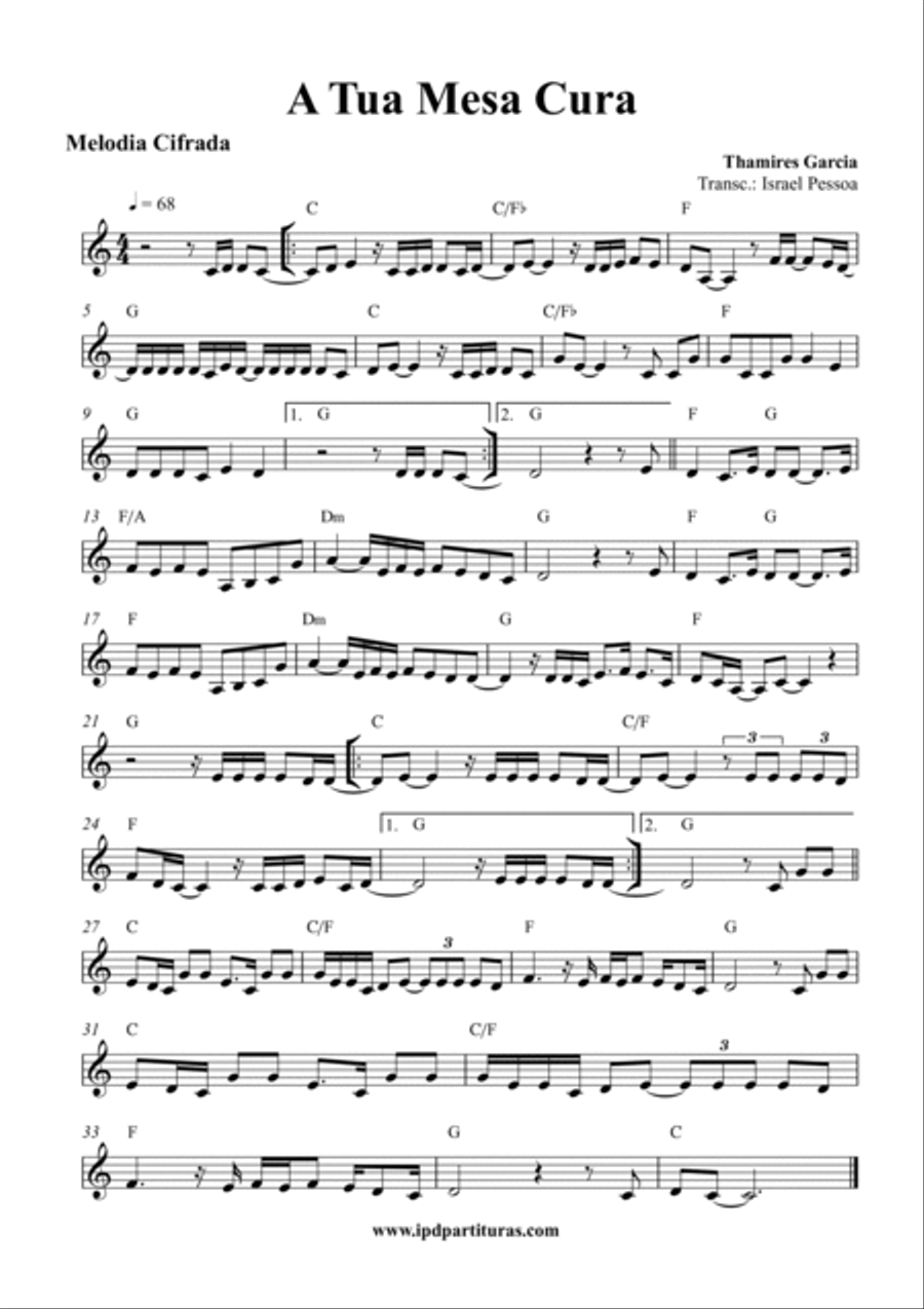 Partituras - 50 Melodias com cifra - Livro Evangélicas Flute scores gallery preview page 6