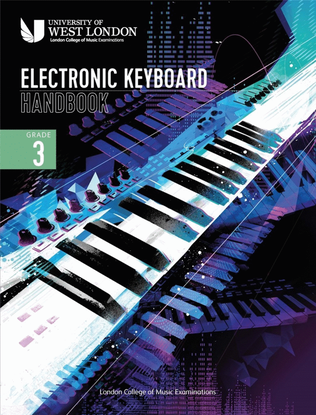 Book cover for LCM Electronic Keyboard Handbook 2021 Grade 3