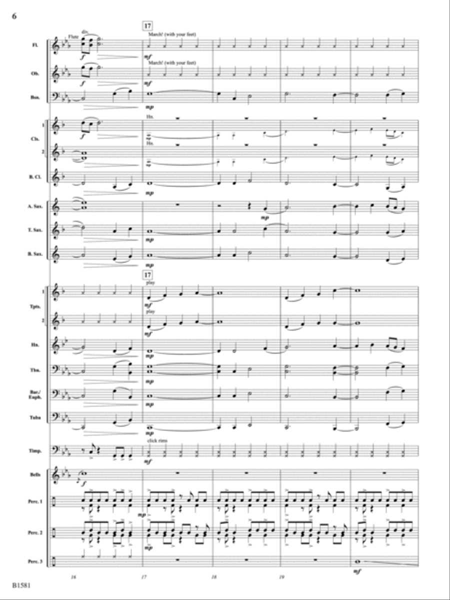 Zia: Score Zia: Score Concert Band scores gallery preview page 6