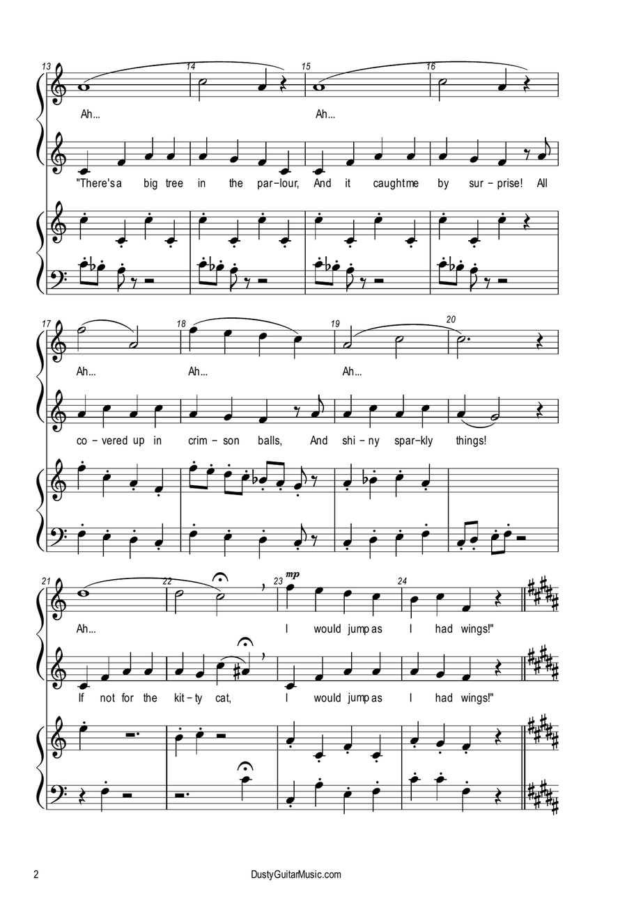 Mousie's Tale: A Christmas Story SA scores gallery preview page 4