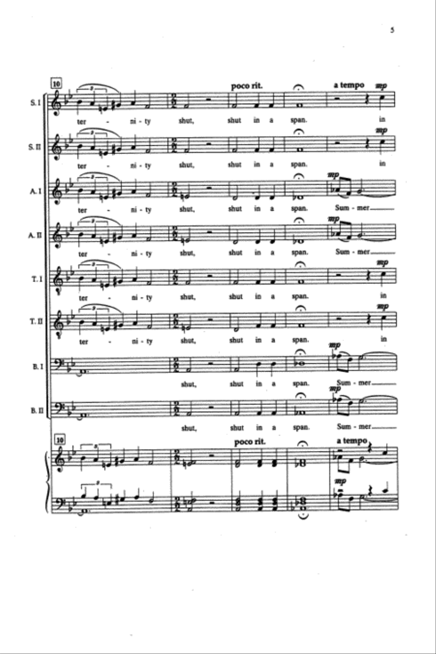 Welcome All Wonders Welcome All Wonders SSAATTBB scores gallery preview page 4
