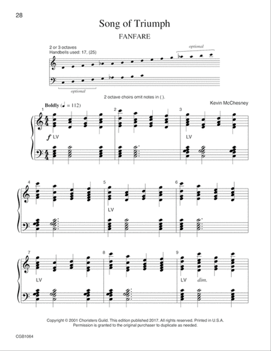 Chime Time Handbell Choir scores gallery preview page 9