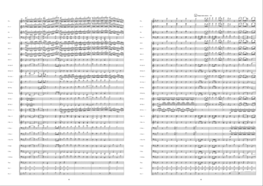 Viva Verdi Fanfare Band scores gallery preview page 24