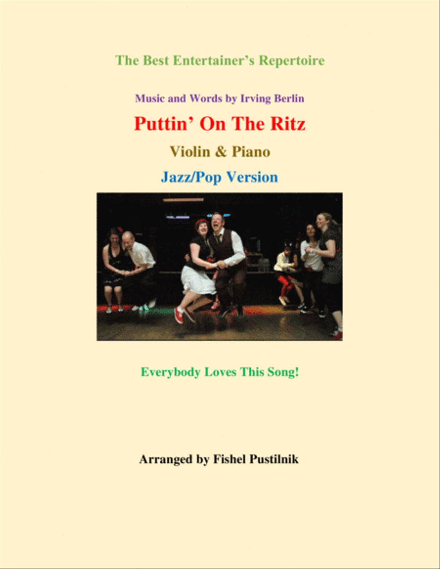 Puttin' On The Ritz Violin Solo scores gallery preview page 1