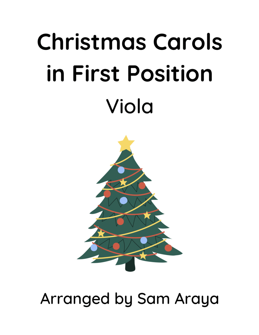 Christmas Carols in First Position for Viola image number null