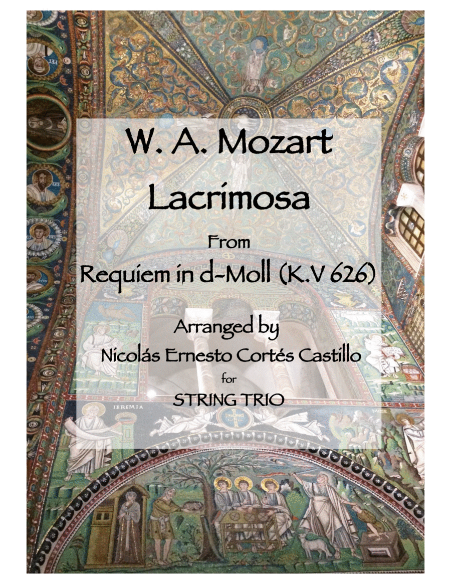 Lacrimosa (from Requiem in D minor, K. 626) for String Trio String Trio scores gallery preview page 1