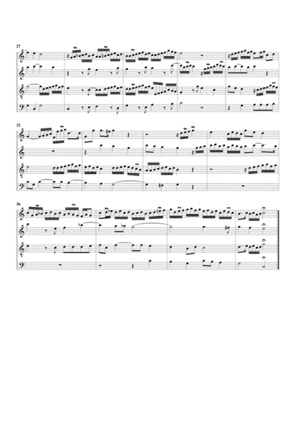 Fugue BuxWV 151/II (arrangement for 4 recorders)
