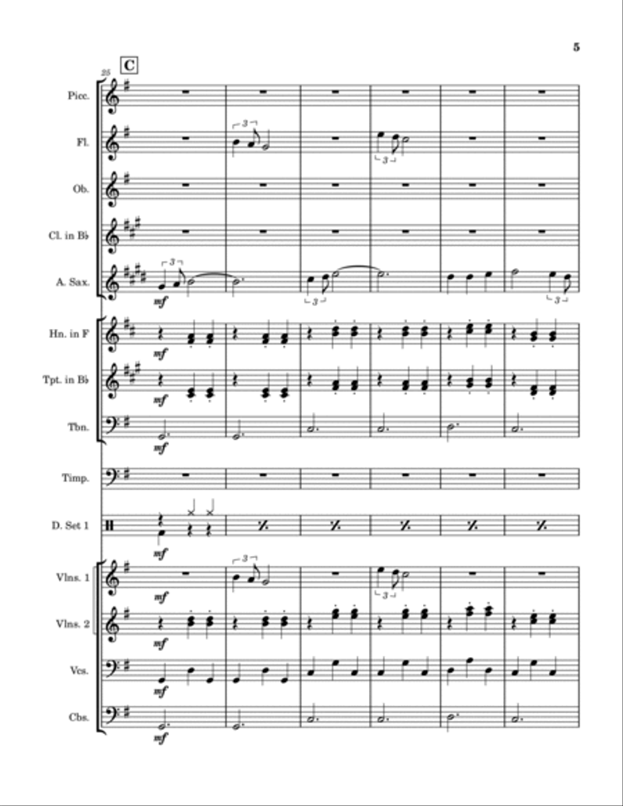 Silver Bells Full Orchestra scores gallery preview page 5