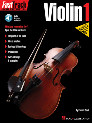 Book cover for FastTrack Violin Method Book 1