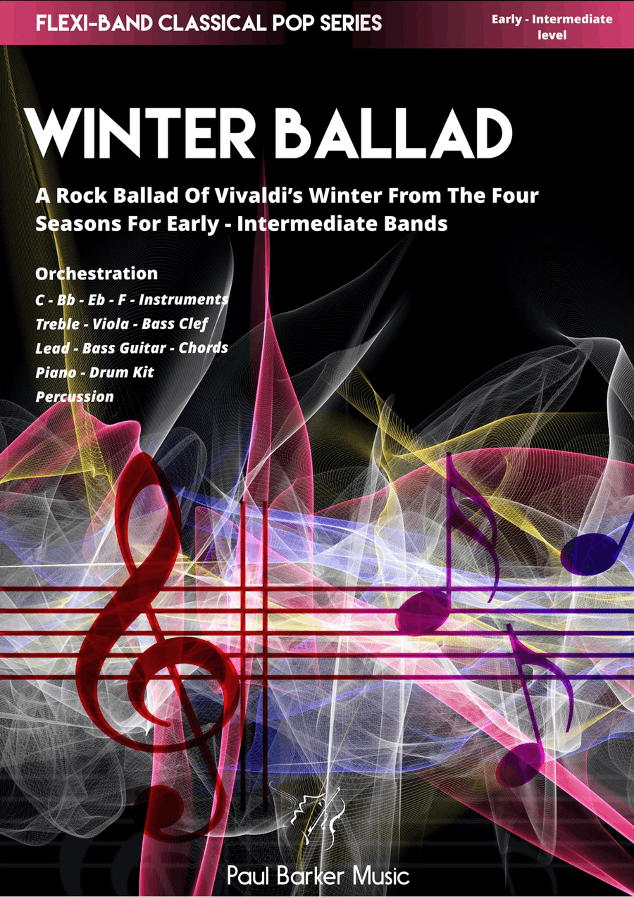 Vivaldi's 4 Seasons Winter Ballad (Flexible Instrumentation) Concert Band scores gallery preview page 1