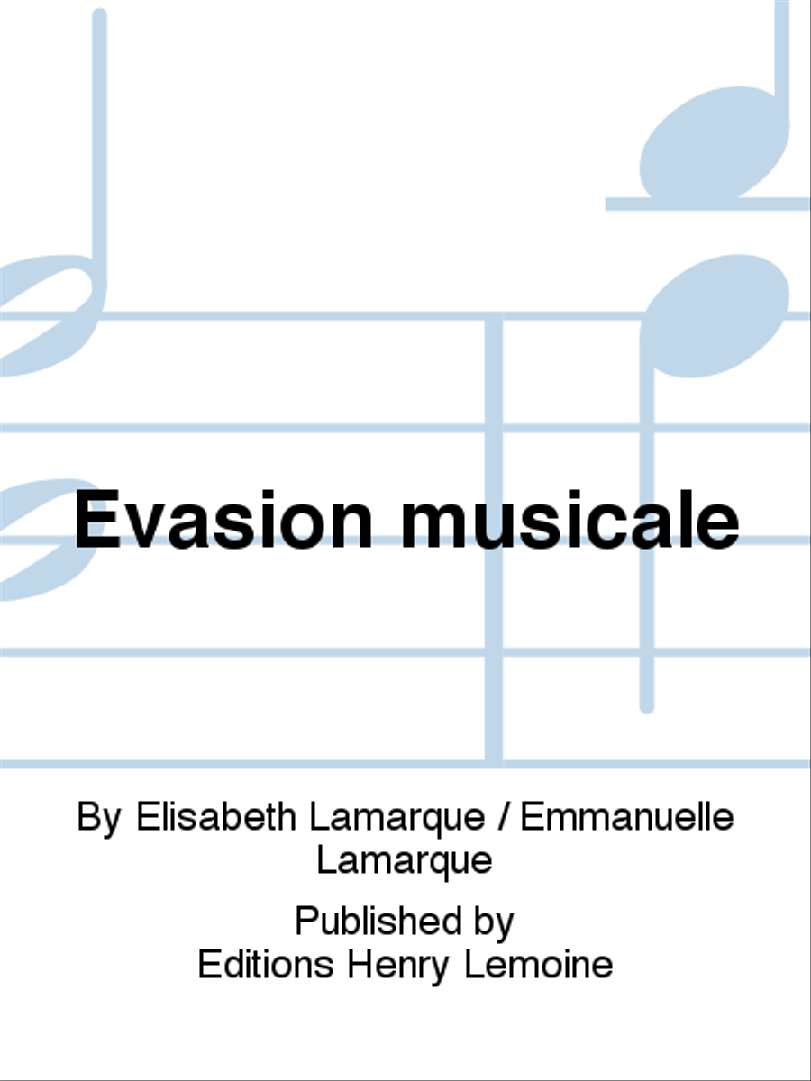 Evasion musicale CD scores gallery preview page 1