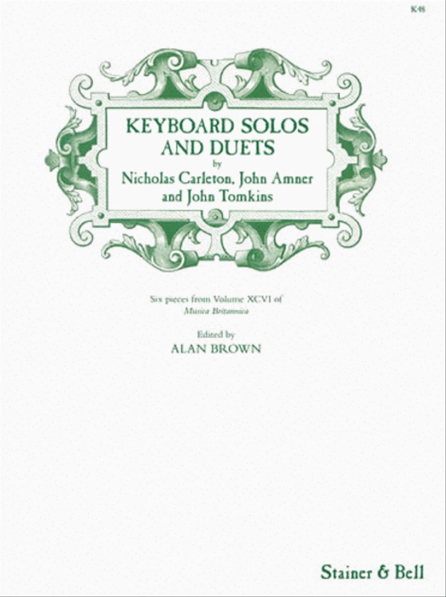 Keyboard Solos and Duets. Early Keyboard Piano scores gallery preview page 1