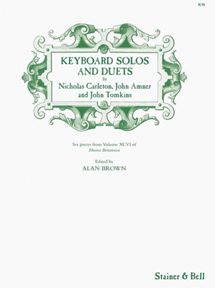 Book cover for Keyboard Solos and Duets. Early Keyboard