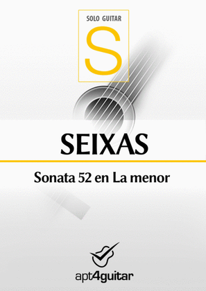 Sonata 52 en La menor