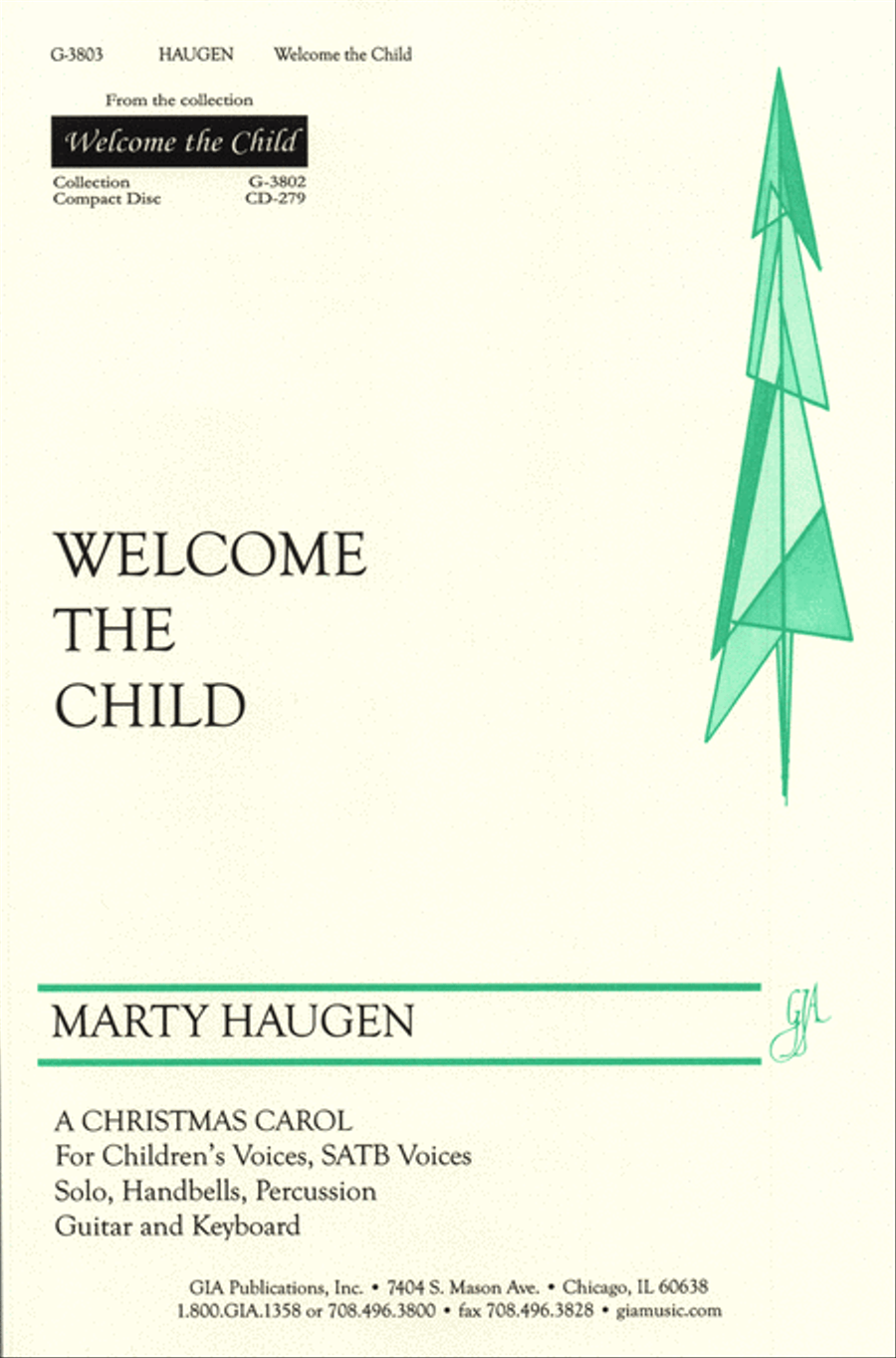 Welcome the Child 4-Part scores gallery preview page 1