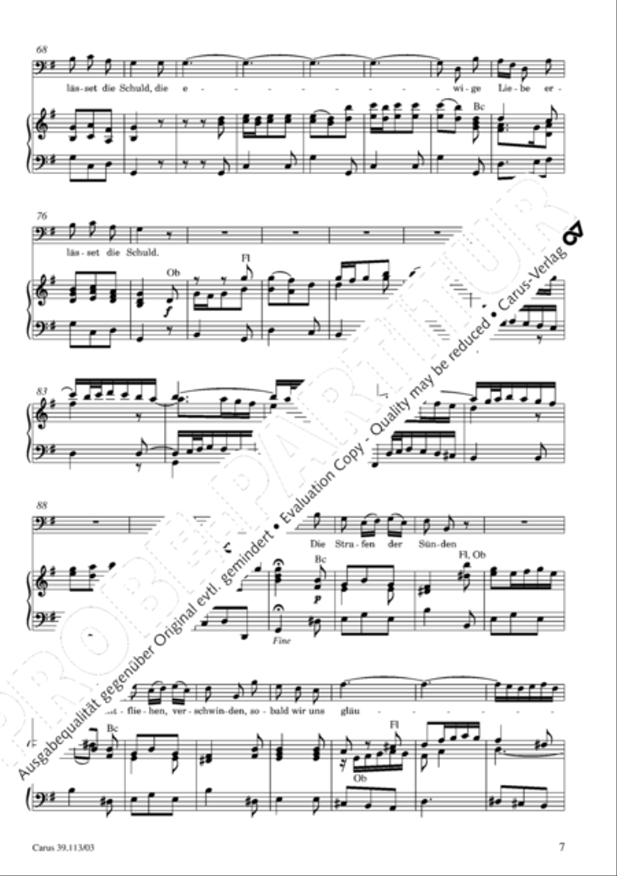 O where shall I now go (Wo soll ich fliehen hin) 4-Part scores gallery preview page 8
