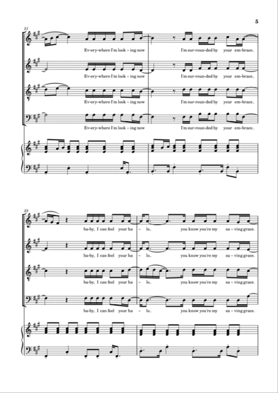 Halo Halo 4-Part scores gallery preview page 5