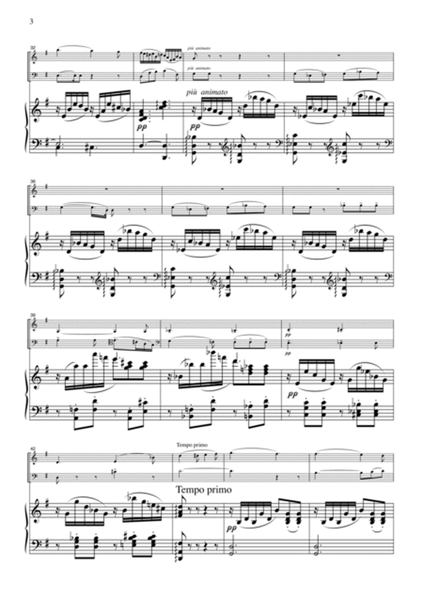 Braga La Serenata, for piano trio, PB401