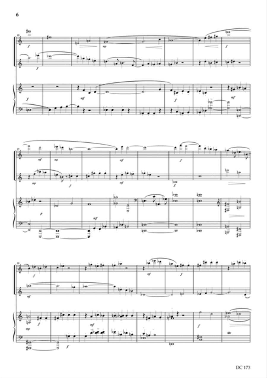 Trio Sonata - for flute, oboe and piano Small Ensemble scores gallery preview page 6