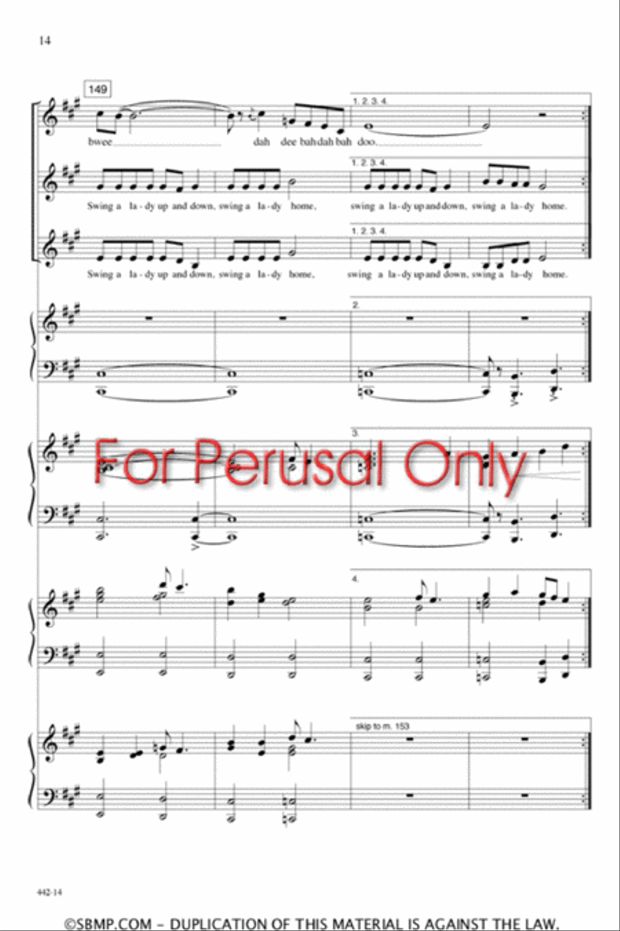 Cedar Swamp - SSA Octavo SSA scores gallery preview page 13