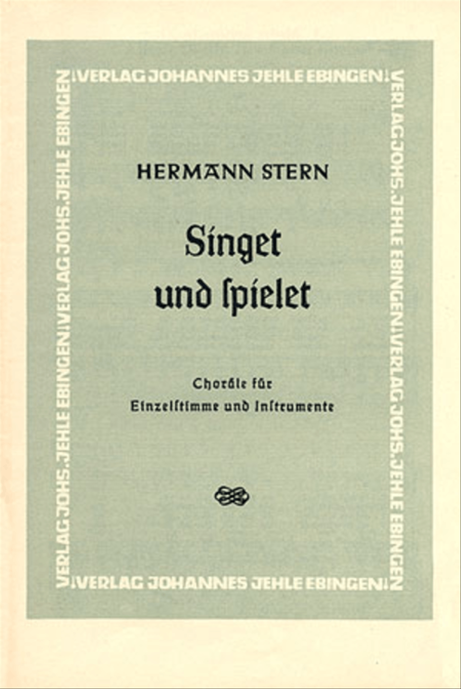 Stern: Singet und spielet Collection / Songbook scores gallery preview page 1