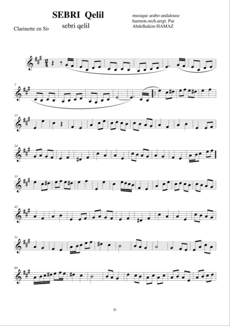 2 ème suite symphonique andalouse String Orchestra scores gallery preview page 6