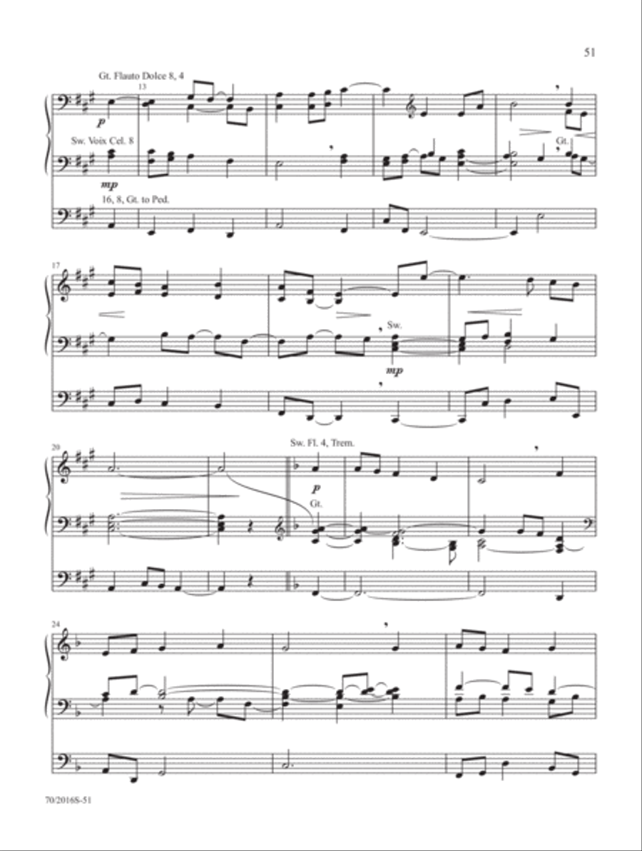 Preludes and Meditations Organ Solo scores gallery preview page 23