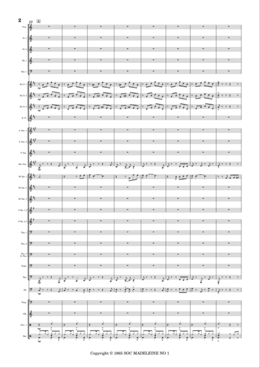 Aline Aline Concert Band scores gallery preview page 2