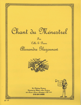 Book cover for Chant des Menestral