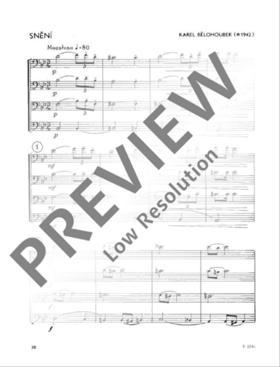 Trombone Quartets Trombone Quartet scores gallery preview page 21