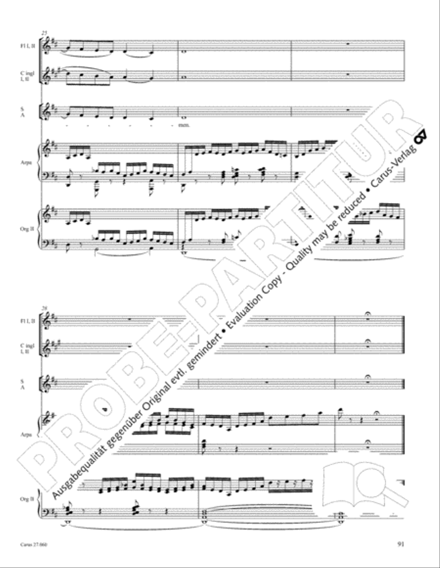 Messe a quatre voix 4-Part scores gallery preview page 102
