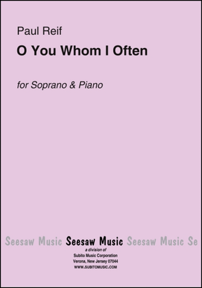 Book cover for O You Whom I Often
