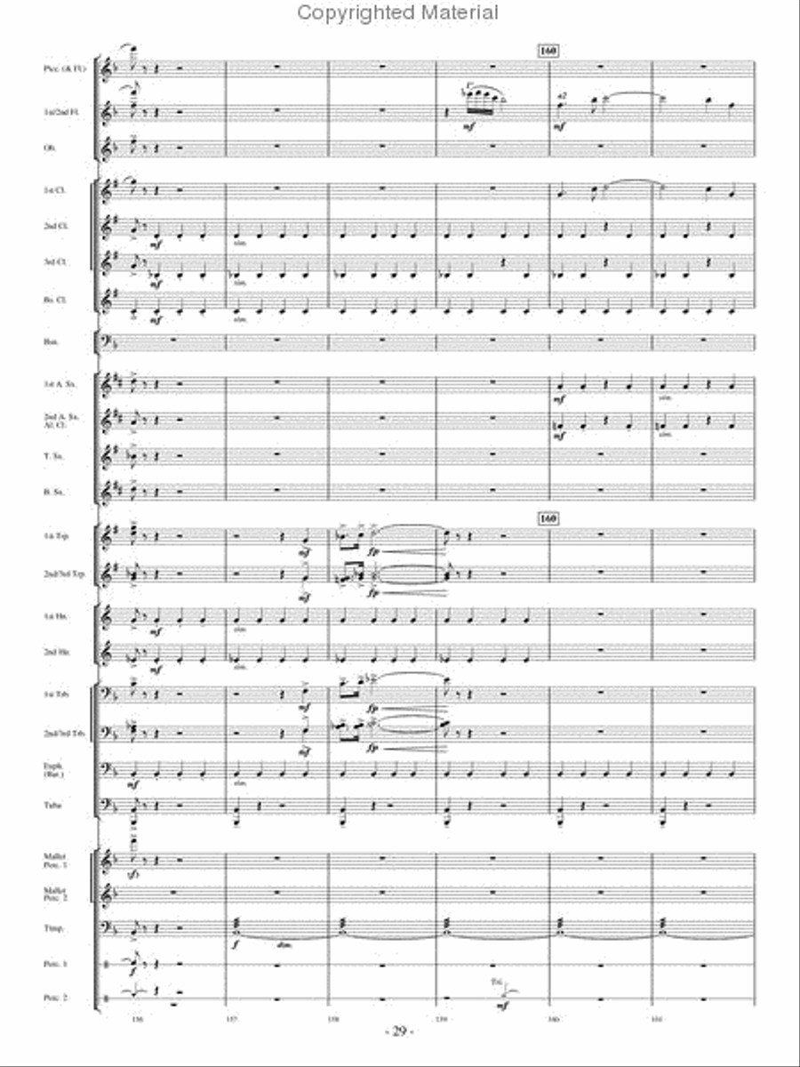High Country Celebration High Country Celebration Concert Band scores gallery preview page 28