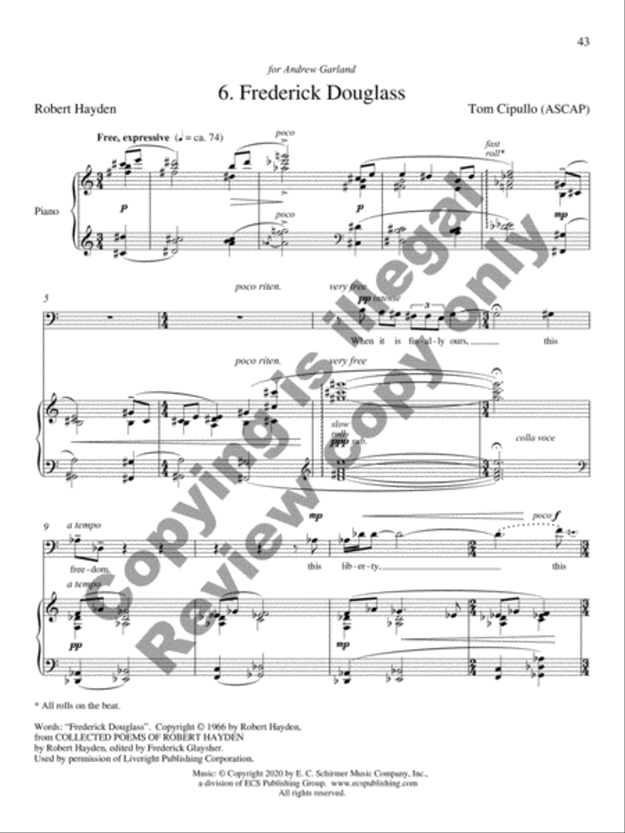 Songs for Baritone, Volume 1 Baritone Voice scores gallery preview page 20