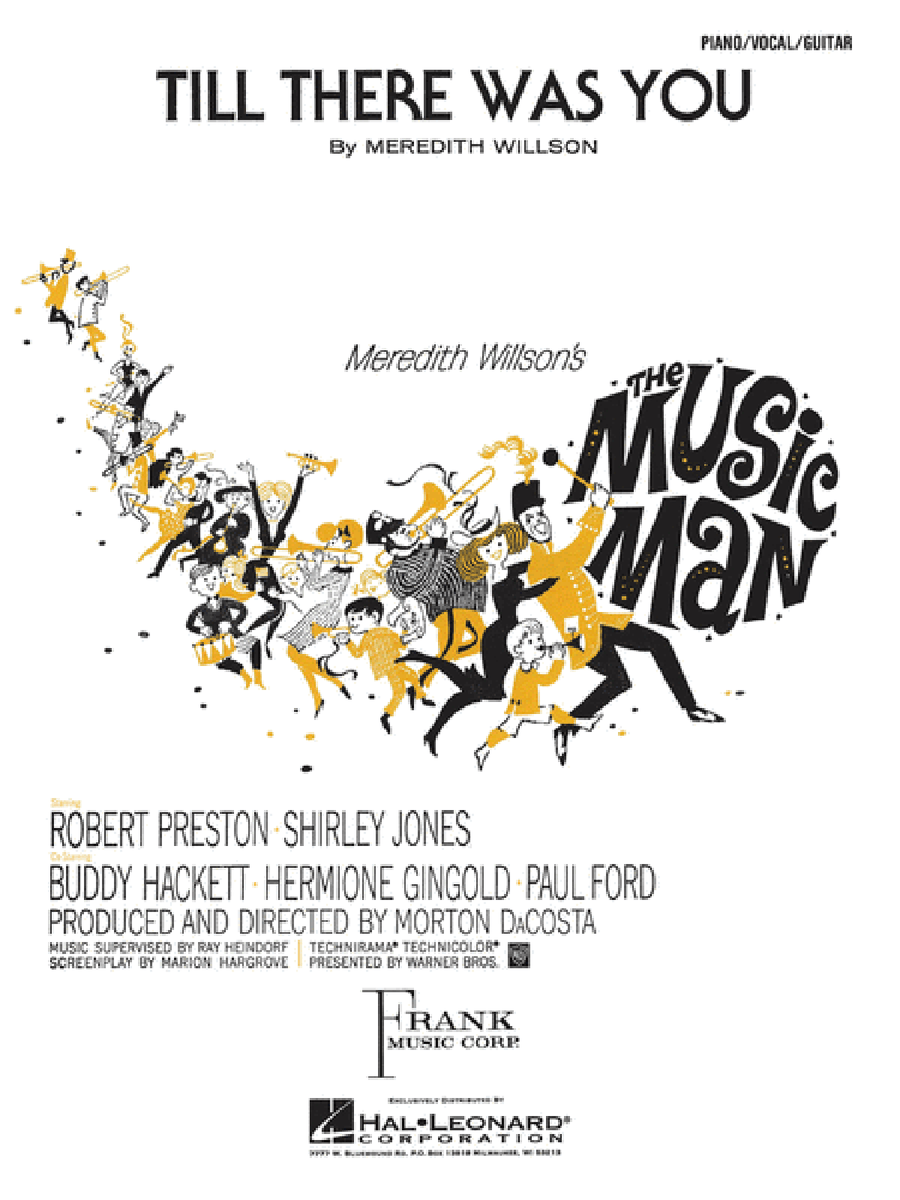 Till There Was You (From The Music Man) Piano, Vocal, Guitar scores gallery preview page 1