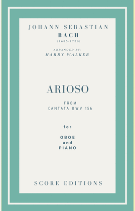 Book cover for Bach - Arioso from Cantata BWV 156 for Oboe and Piano
