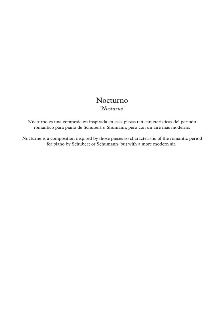 Nocturno (Nocturne) Acoustic Guitar scores gallery preview page 1