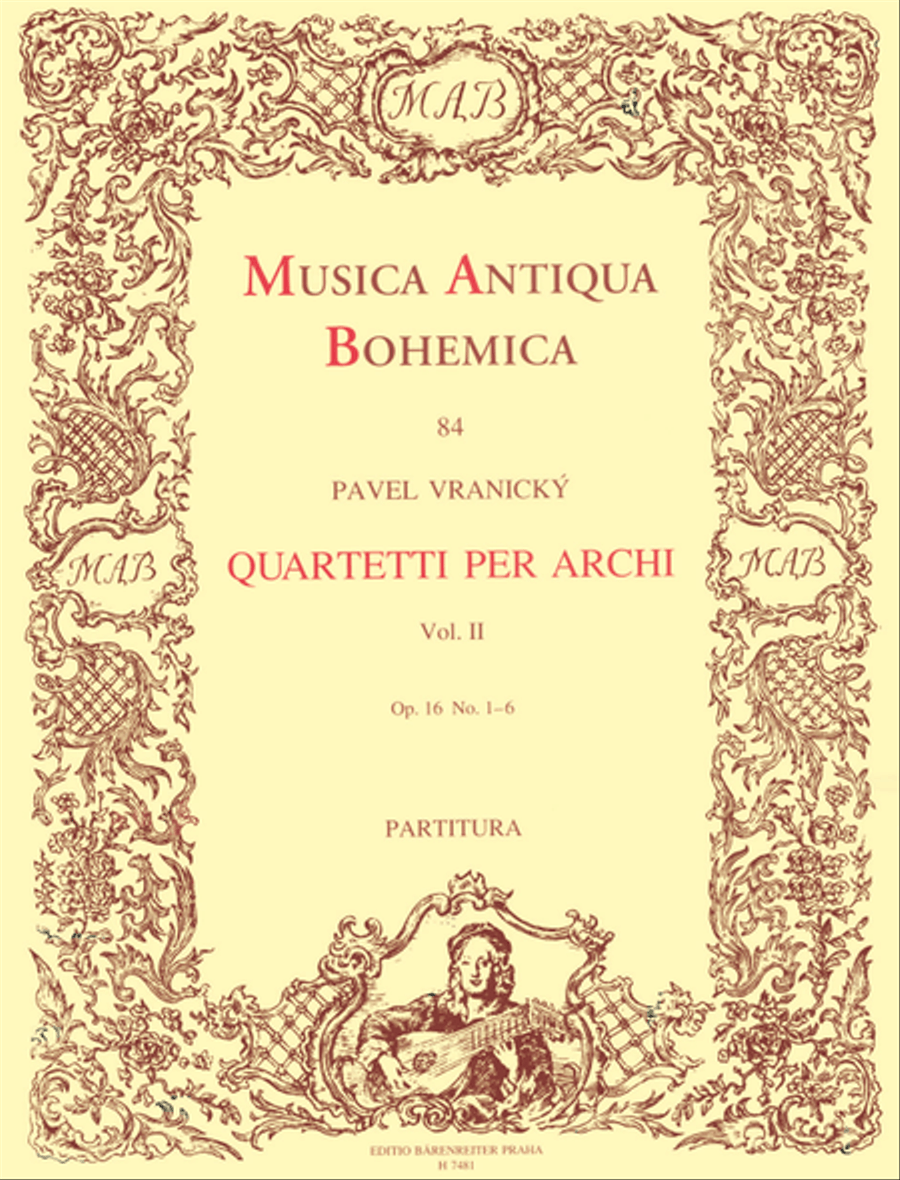 Quartetti per archi II no. 1-6, op. 16 String Quartet scores gallery preview page 1