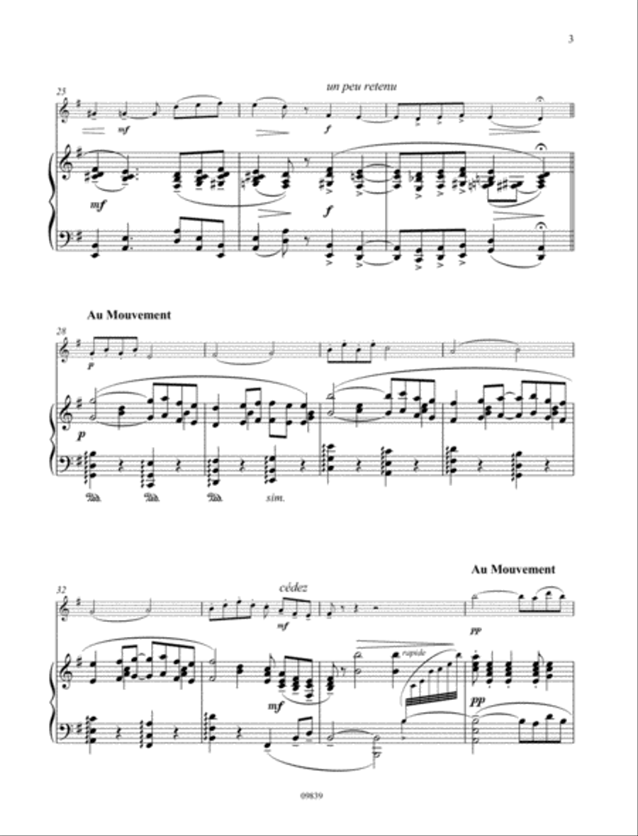 Pavane pour une infante défunte Flute Solo scores gallery preview page 3
