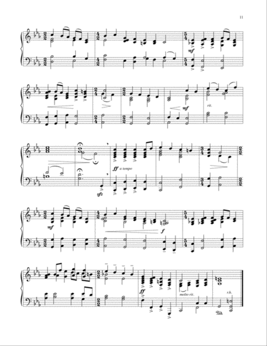 Grace and Peace Vol 8 Songs of lament and Longing Piano Solo scores gallery preview page 12