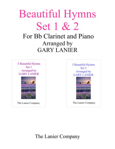 BEAUTIFUL HYMNS Set 1 & 2 (Duets - Bb Clarinet and Piano with Parts)
