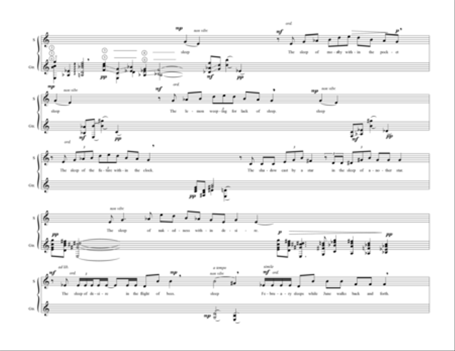 Sleep and the Room Guitar scores gallery preview page 4
