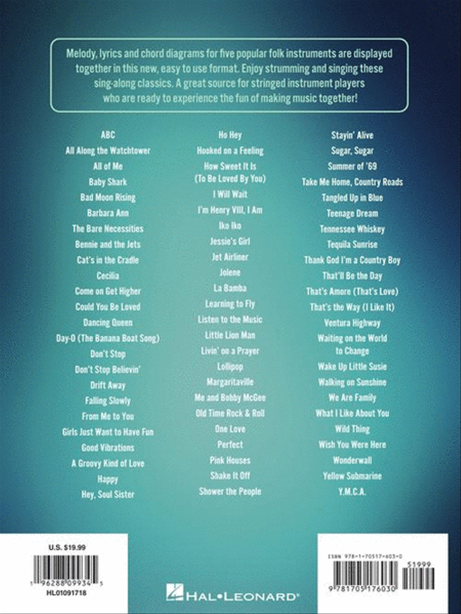 Sing-Along Songs – Strum Together Banjo scores gallery preview page 8